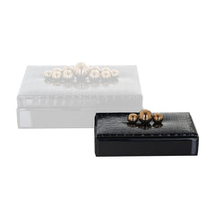 Storage box Nina small (Black) - Richmond Interiors