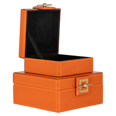 Storage box Bodine orange small - Richmond Interiors