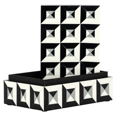 Storage Box Licia (Black/white) - Richmond Interiors