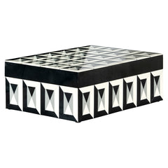 Storage Box Licia Big (Black/white) - Richmond Interiors