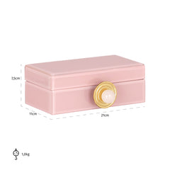 Storage box Jamila small (Pink) - Richmond Interiors