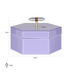 Storage box Jutta big (Purple) - Richmond Interiors