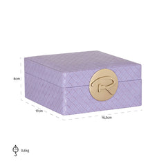 Jewellery box Joelle small (Purple) - Richmond Interiors