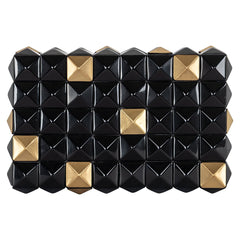 Storage box Velicia black/gold - Richmond Interiors