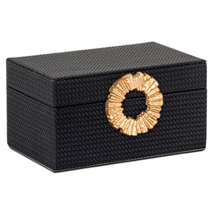 Opbergdoos Amal black/gold small - Richmond Interiors