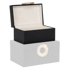Opbergdoos Amal black/gold small - Richmond Interiors