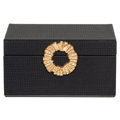 Opbergdoos Amal black/gold large - Richmond Interiors