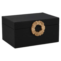 Opbergdoos Amal black/gold large - Richmond Interiors