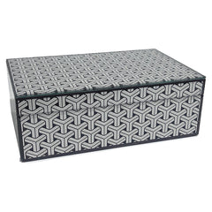 Storage box Feliz black/white small - Richmond Interiors