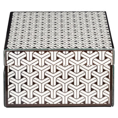 Storage box Feliz black/white large - Richmond Interiors