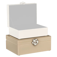 Opbergdoos Abbey ivory large - Richmond Interiors