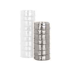 Candle holder Linde small (Silver) - Richmond Interiors