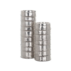 Candle holder Linde big (Silver) - Richmond Interiors