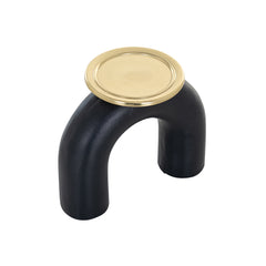 Candle holder Femke big (Black/gold) - Richmond Interiors