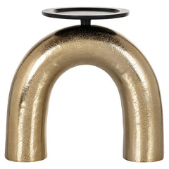 Candle holder Jadey big (Black/gold) - Richmond Interiors