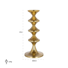 Candle holder Ayden big (Gold) - Richmond Interiors