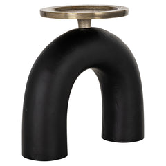 Candle holder Livi small (Black/gold) - Richmond Interiors