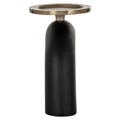 Candle holder Livi small (Black/gold) - Richmond Interiors