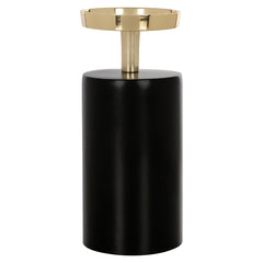 Candle holder Caya small (Black/gold) - Richmond Interiors