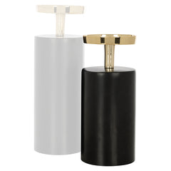 Candle holder Caya small (Black/gold) - Richmond Interiors