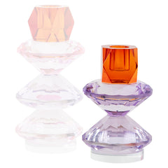 Candle holder Yalena purple small - Richmond Interiors