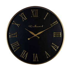 Clock Deonne round gold (Gold) - Richmond Interiors