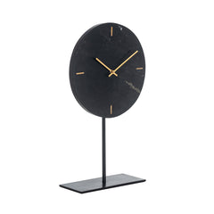 Clock Brett on standard black (Black) - Richmond Interiors