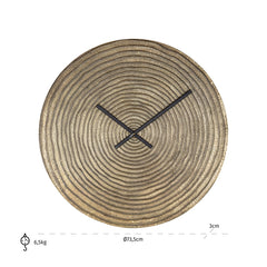 Clock Roan (Gold) - Richmond Interiors