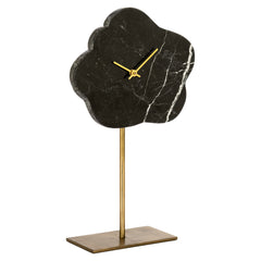 Clock Bram on standard (Black/gold) - Richmond Interiors