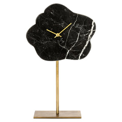 Clock Bram on standard (Black/gold) - Richmond Interiors