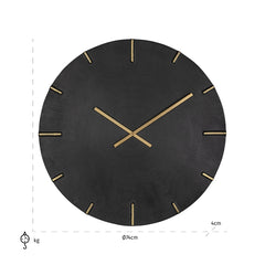 Uhr Bilal (Black/gold) - Richmond Interiors