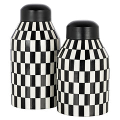 Jar Malou small (Black/white) - Richmond Interiors