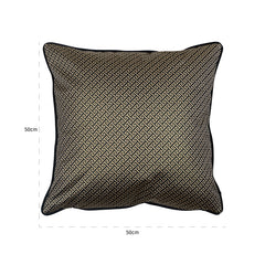 Cushion Joey 50x50 (Donna-21056-Geo Classic Big 9999 Black) - Richmond Interiors