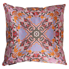 Cushion Melisa 50x50 (Monaco DSN 23033 Mehndi - 3015 Pink) - Richmond Interiors