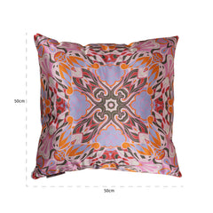 Cushion Melisa 50x50 (Monaco DSN 23033 Mehndi - 3015 Pink) - Richmond Interiors