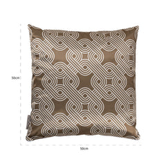 Cushion Marsha 50x50 (Monaco 23050 Chained Quadrant 75 - 8006 Sand) - Richmond Interiors