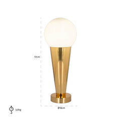 Table lamp Cone (Gold) - Richmond Interiors