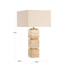 Tischlampe Jaella beige - Richmond Interiors