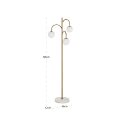 Vloerlamp Janou gold - Richmond Interiors