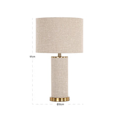 Tafellamp Joline beige - Richmond Interiors