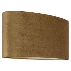 Lampenkap Addy  gold velvet, ovaal (Gold) - Richmond Interiors