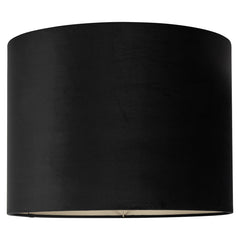 Lampenkap Maddy black velvet, medium (Black) - Richmond Interiors