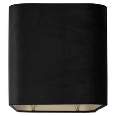 Lampenkap Maddy black velvet, rechthoekig (Black) - Richmond Interiors