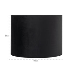 Lampshade Jaylinn black 50Ø - Richmond Interiors