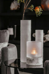 Kalle Frosted White windlicht small - Raf Deluxe