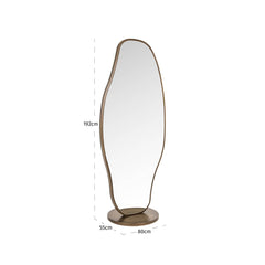 Mirror Jalyce brushed gold - Richmond Interiors