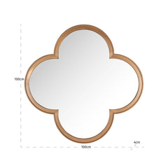 Mirror Lowen brushed gold - Richmond Interiors