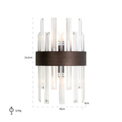 Wandlamp Avan (Bronze) - Richmond Interiors