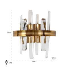 Wandlamp Brigh (Gold) - Richmond Interiors