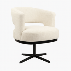 Dining room chair James Sulmona cream - Abitare Home Collection